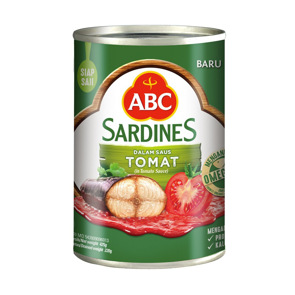 Abc Sarden Tomat 425G/24