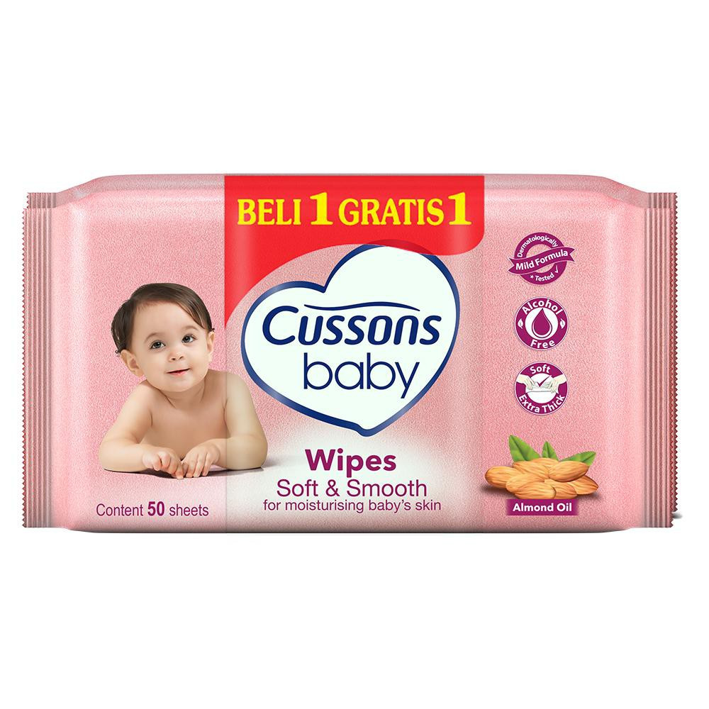 Cb Wipes Soft&Smooth Bgf 50`S