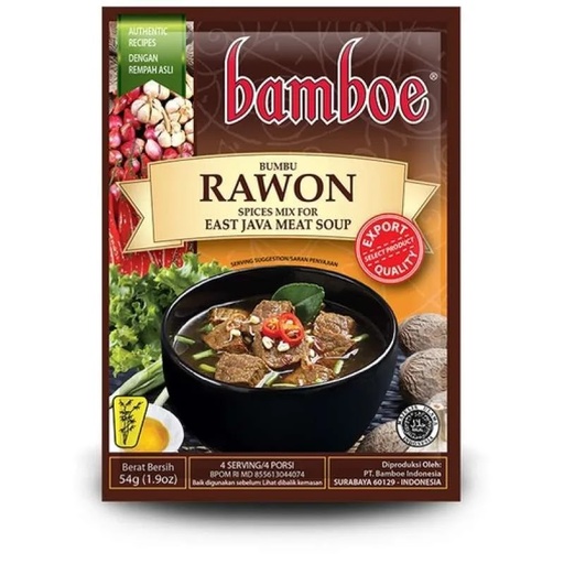 [349109] Bamboe Export Rawon 54Gr/24