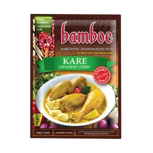 [349536] Bamboe Kare 36Gr/24